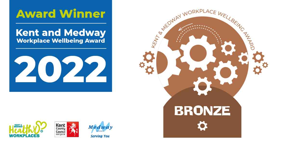 Kent and Medway Workplace Wellbeing Award 2022 - Commercial Services Group